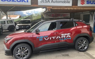 Mehr Sonne = mehr Strom = Suzuki e-Vitara 4×4