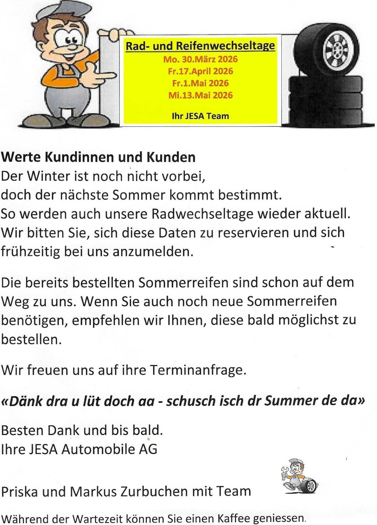 Pneuwechseltage